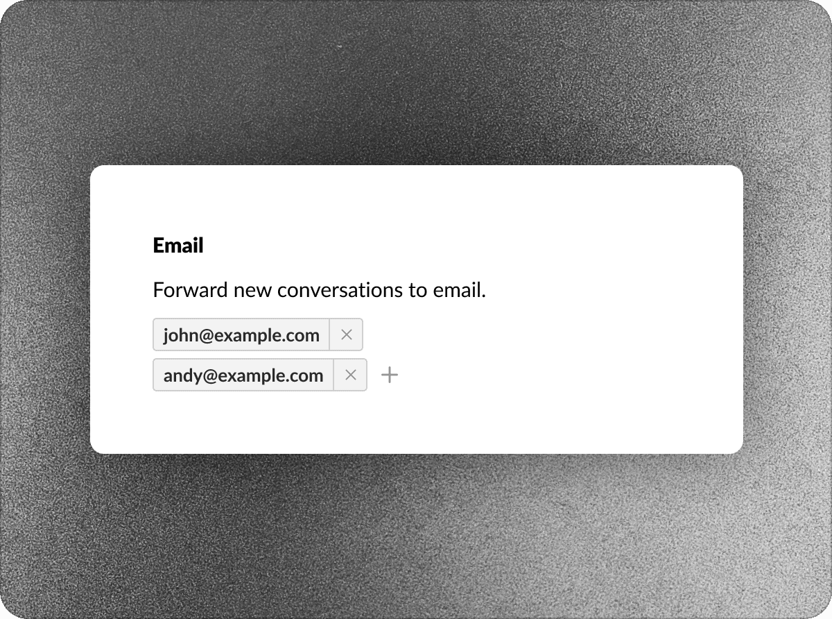 Email notification settings for survey responses